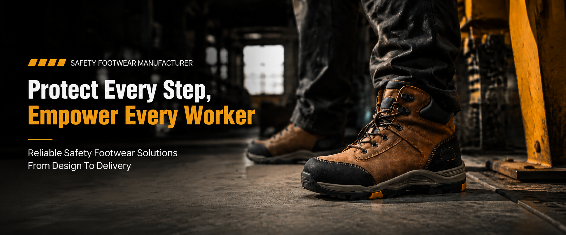 Safety footwear manufacturer - Your Partner In Workplace Protection